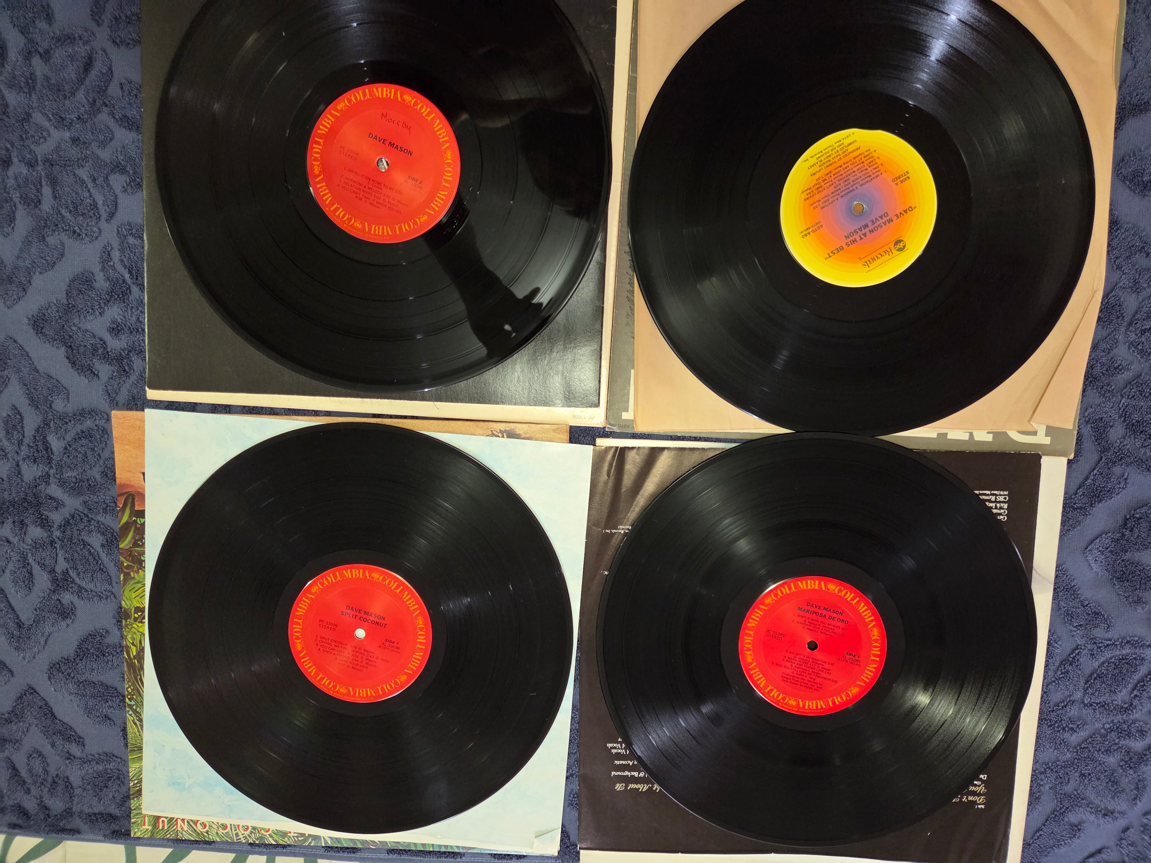 vinyl records David Manson