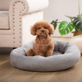 Kasentex Donut Design Round Dog Bed, Anti Slip and Machine Washable