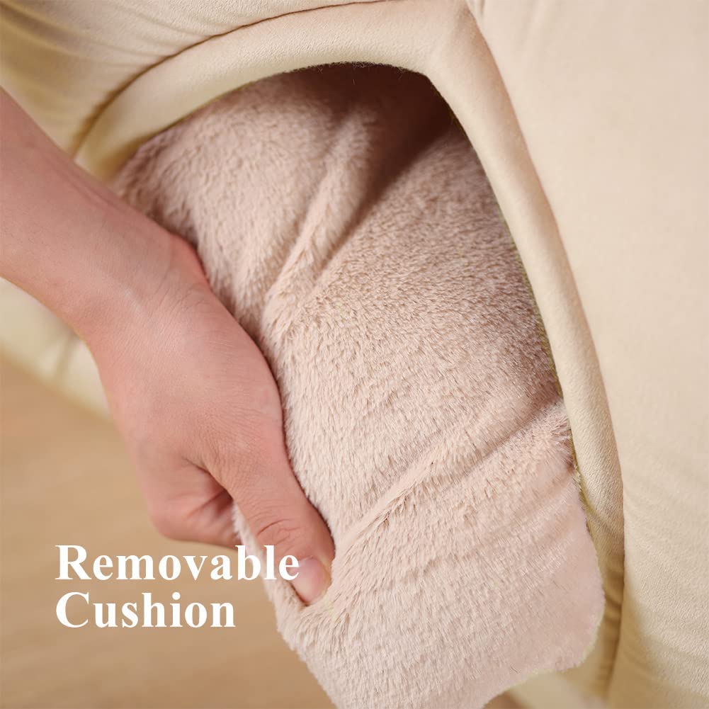 Kasentex Cat Bed, Lovely Tent with Removable Washable Pillow Cushion