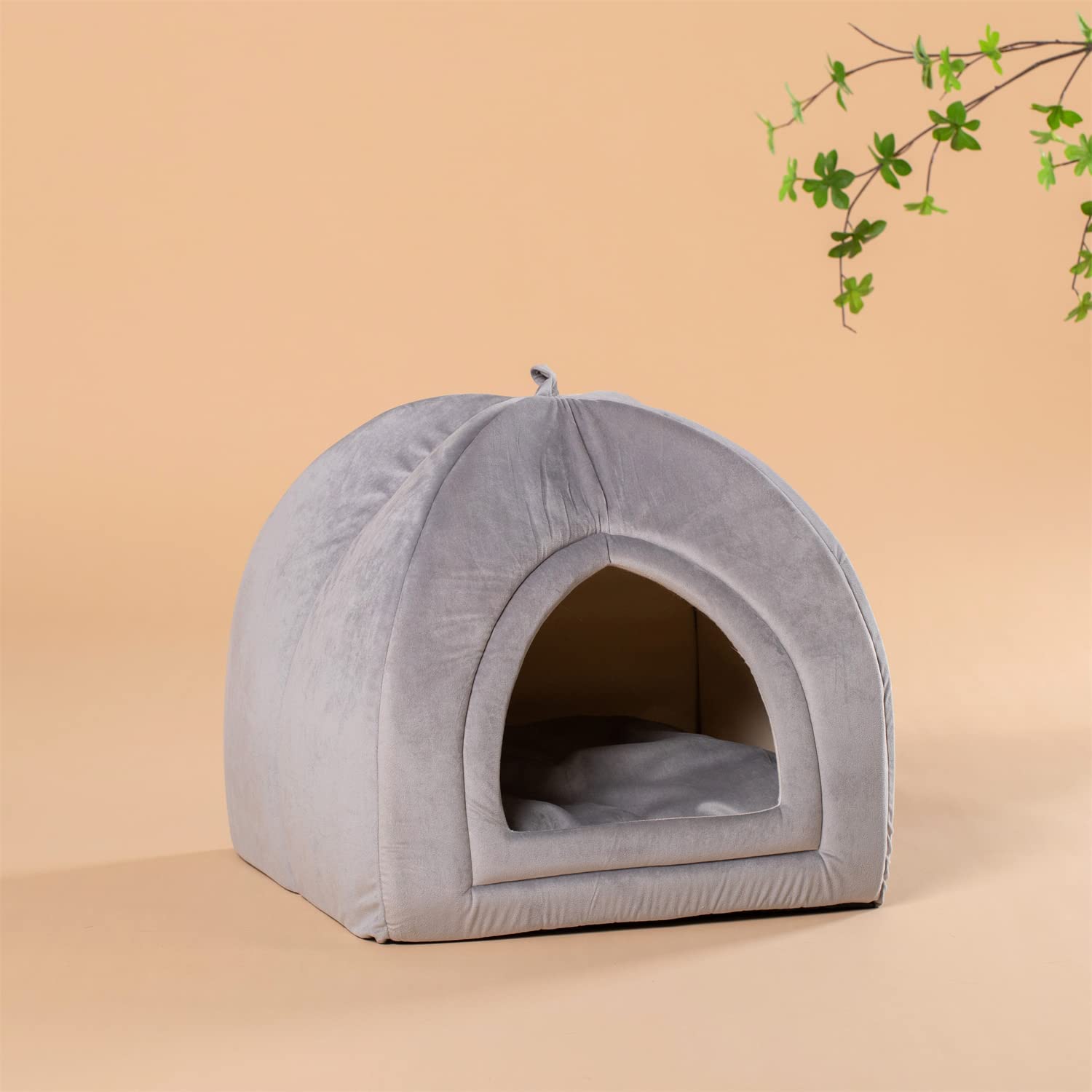 Kasentex Cat Bed, Lovely Tent with Removable Washable Pillow Cushion