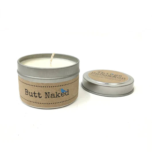 Butt Naked Travel Tin Candle